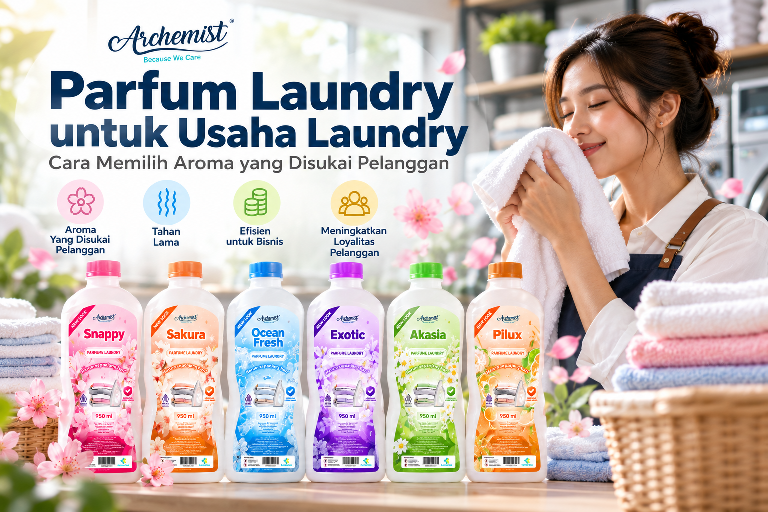 Parfum Laundry untuk Usaha Laundry: Cara Memilih Aroma yang Disukai Pelanggan