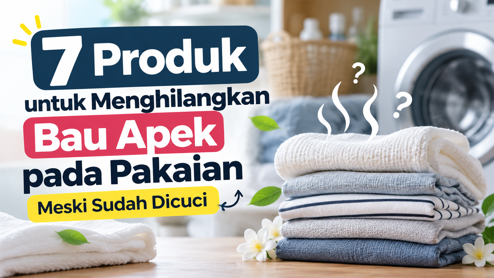7 Produk untuk Menghilangkan Bau Apek pada Pakaian Meski Sudah Dicuci
