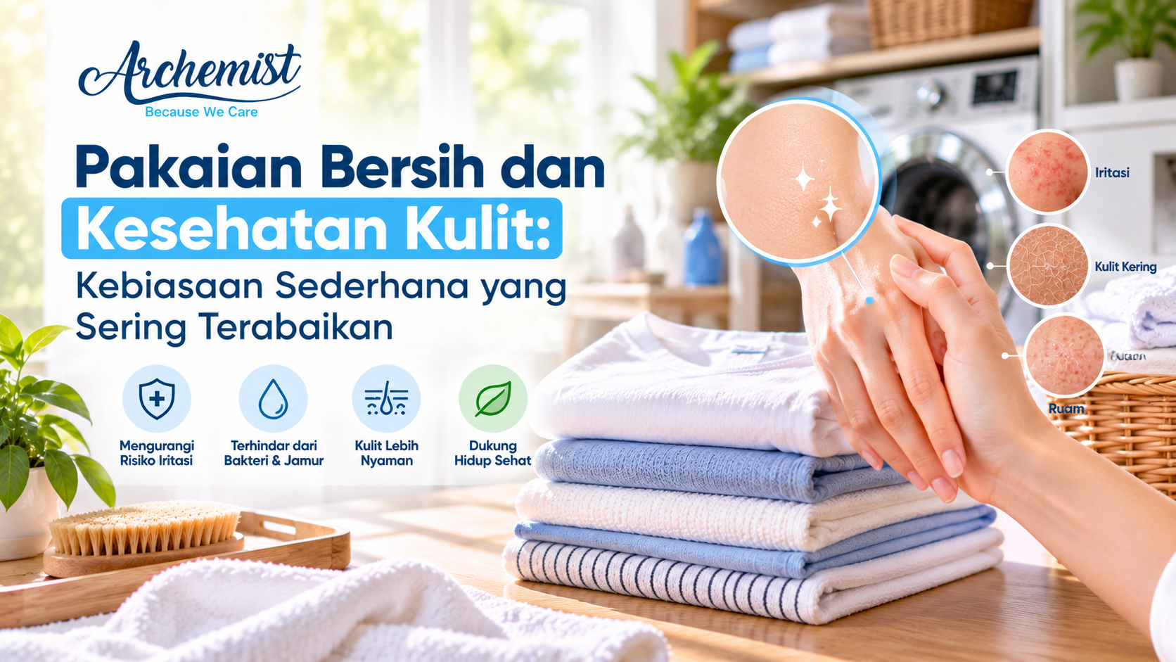Pakaian Bersih dan Kesehatan Kulit: Kebiasaan Sederhana yang Sering Terabaikan